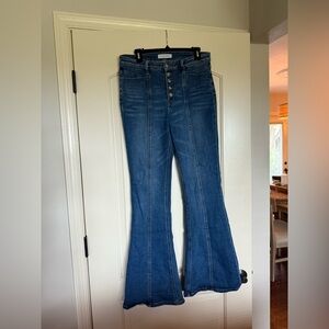 Flying Monkey Dark Blue Flare Jeans
